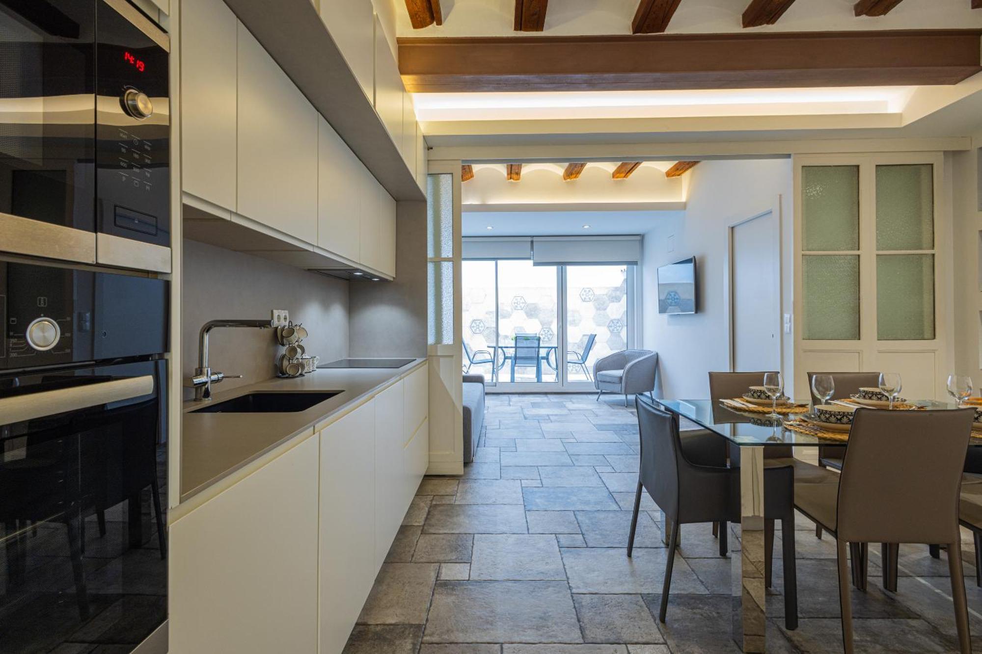 バレンシアFlorit Flats - Center Modern 1Br 2Bth Terrace Wi-Fi Acアパートメント エクステリア 写真