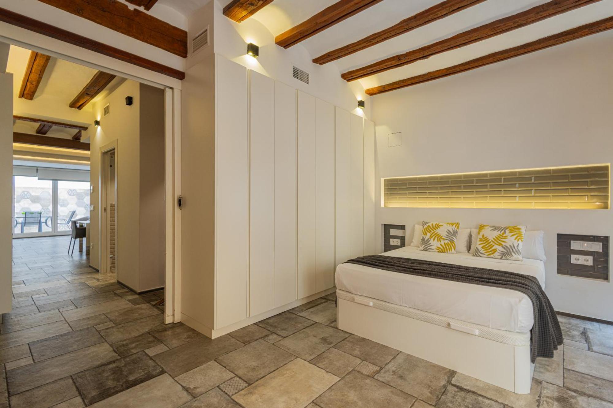 バレンシアFlorit Flats - Center Modern 1Br 2Bth Terrace Wi-Fi Acアパートメント エクステリア 写真
