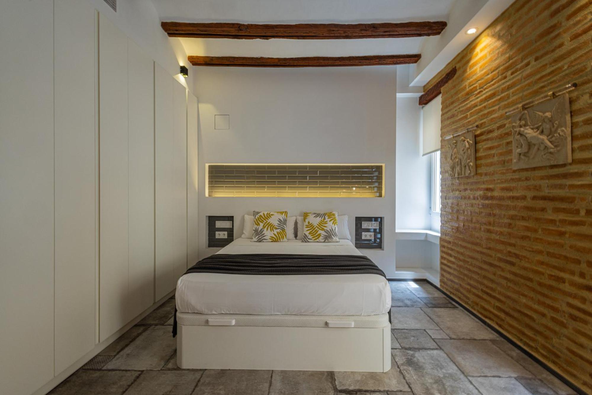 バレンシアFlorit Flats - Center Modern 1Br 2Bth Terrace Wi-Fi Acアパートメント エクステリア 写真